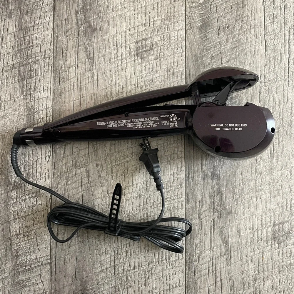 Conair InfinitiPro Secret Curl Automatic Hair Curler Purple CD203R‎ Ceramic